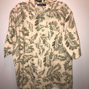 Nautica Linen Cotton Hawaiian Shirt